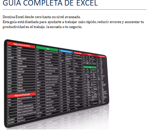 + EBOOK: GUIA DE EXCEL