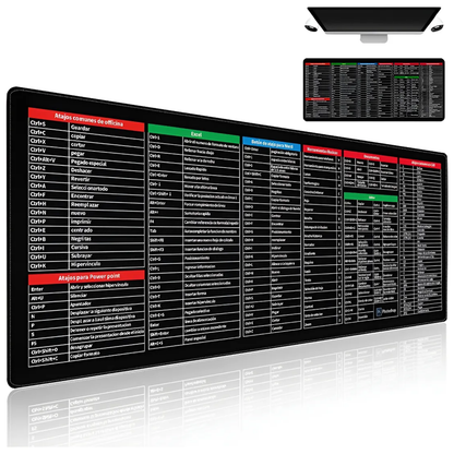 Mousepad con atajos de Excel