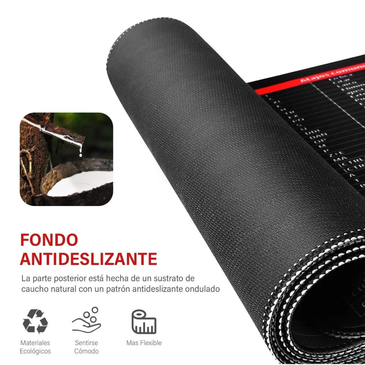 Mousepad con atajos de Excel